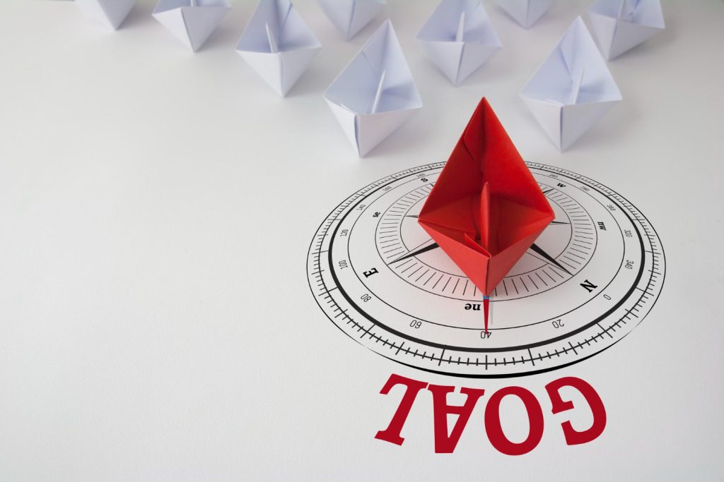 High-angle view of an Ethereum flag on a white background, symbolizing the launch of a new Ethereum upgrade.