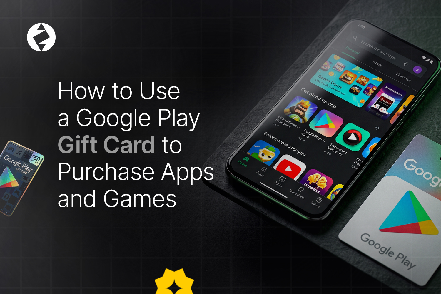 How to use a Google Play gift card to buy apps and games