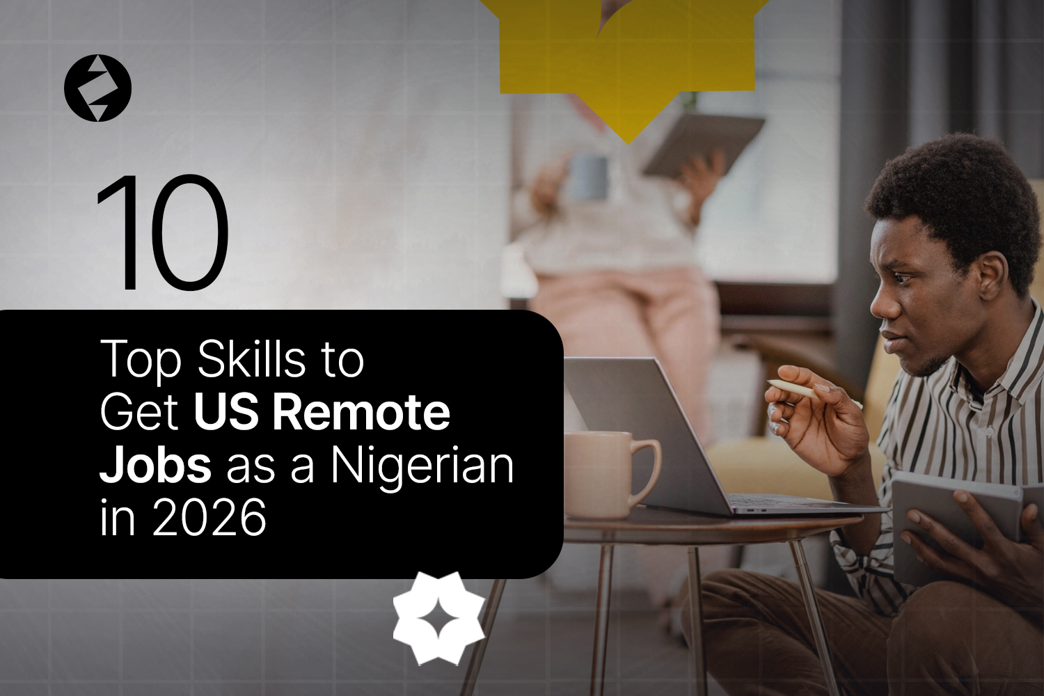 Nigerian professional working remotely for a US company